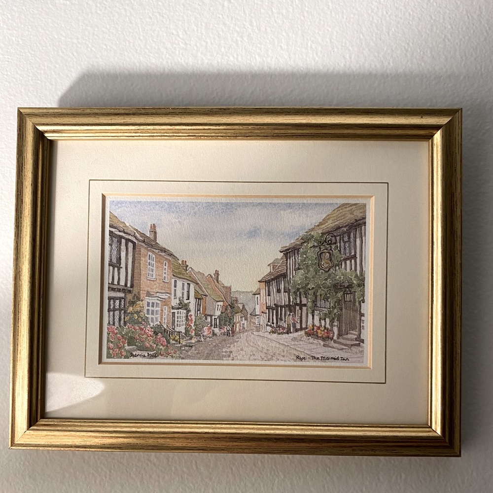 Beautifully Framed print of Patricia Hall
